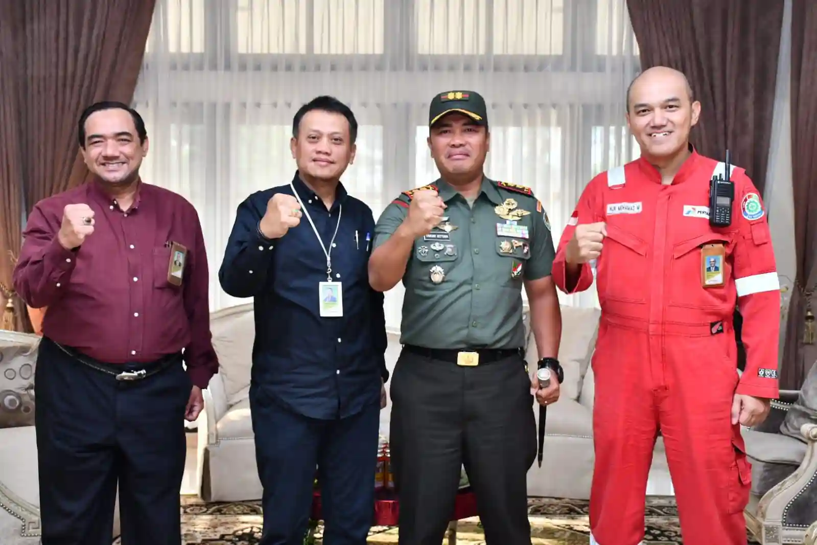 gm pertamina balongan dan kodim indramayu