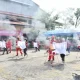 pencatatan rekor muri simulasi pemadaman api peserta terbanyak