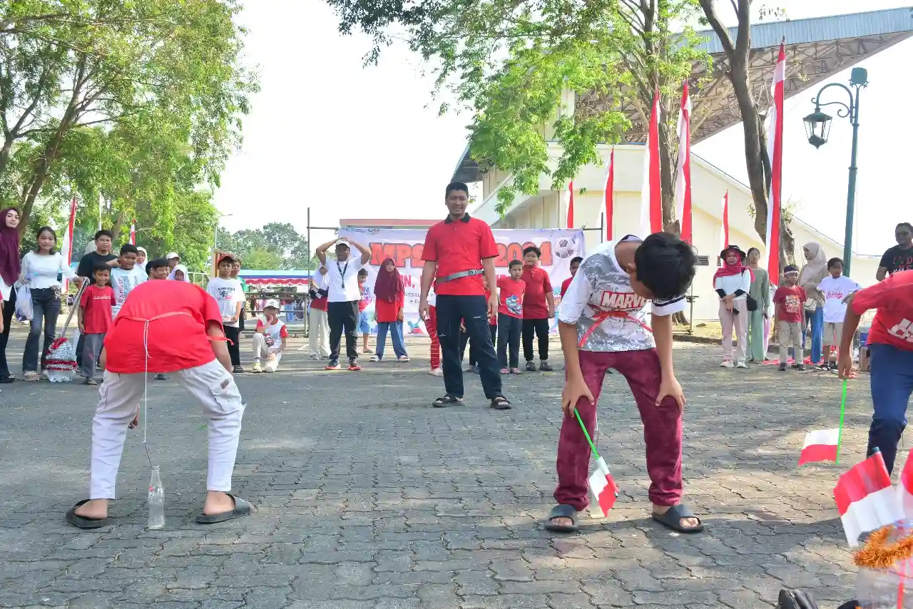 pertamina balongan gelar lomba agustusan