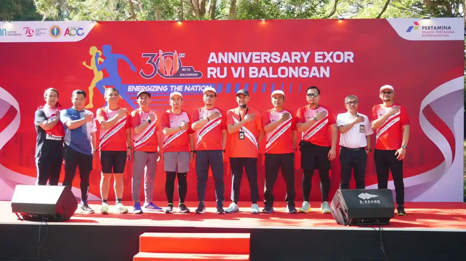 pertamina balongan gelar relay marathon