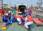 Kesigapan Petugas Health Balongan Selamatkan Korban Kebakaran Dalam Emergency Drill