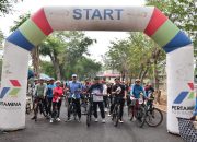 Gowes 18 KM, GM dan Perwira Kilang Balongan Budayakan Hidup Sehat.