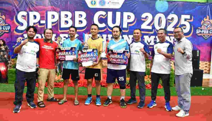 Serikat Pekerja Pertamina Balongan Raih Juara 1, Di Turnamen Bola Voli