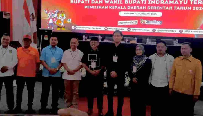 KPU Tetapkan Lucky Hakim – Syaefudin Sebagai Bupati Dan Wabup Indramayu