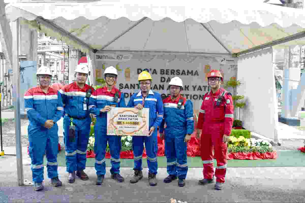 RU VI Adakan Doa Bersama Dan Santunan Untuk Keberkahan Operasional Kilang Balongan