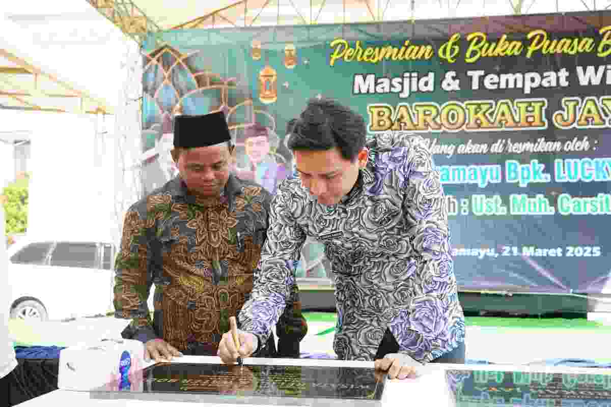 Bupati Indramayu Resmikan Masjid & Wisata Barokah Jaya