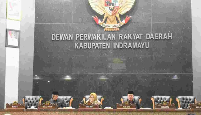 Rapat Paripurna DPRD,Wabup Syaefudin Sampaikan Jawaban Bupati Terhadap 3 RAPERDA