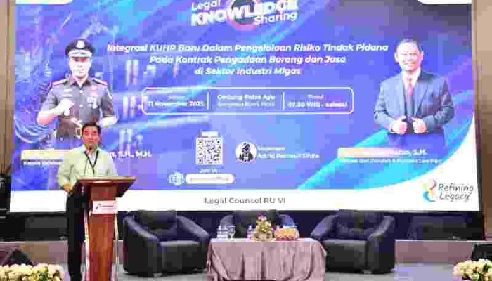 Kilang Balongan Adakan Seminar Hukum,Materi Cegah Tindak Pidana Lingkungan Kerja
