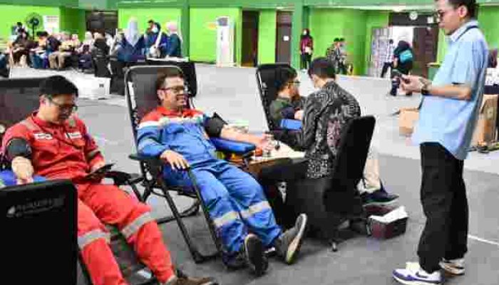 266 Kantong Darah Dari Pekerja Kilang Pertamina