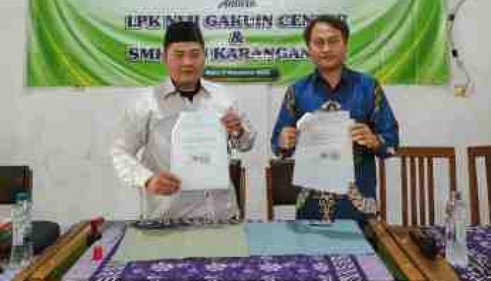 LPK Niji dan SMK NU Karanganyar Teken Kerjasama
